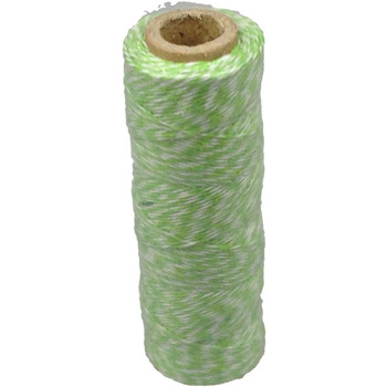 thumb_12ply Bakers Twine 100yd - White and Green