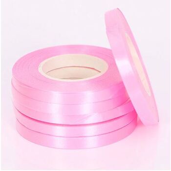 5mm Pink Foil Balloon Curling Ribbon - 10m