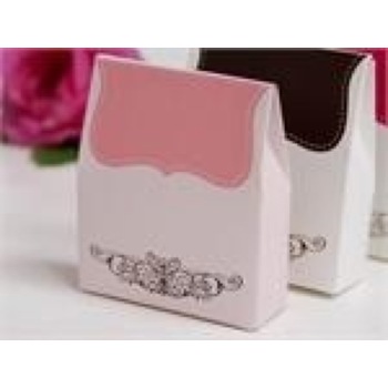 50pk Favor Box - Tapestry Satchel - Pink CLEARANCE