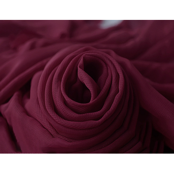 High Quality Chiffon Fabric Roll 70cm x 15m - Burgundy