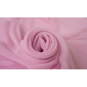 High Quality Chiffon Fabric Roll 70cm x 15m - Dusty Rose
