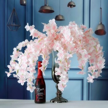 60cm Soft Pink Wisteria/Blossom Branch