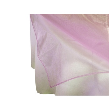 Square Overlay 182cm (Organza) - Pink CLEARANCE