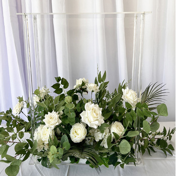 80cm Clear Acrylic Centerpiece Flower/Stands