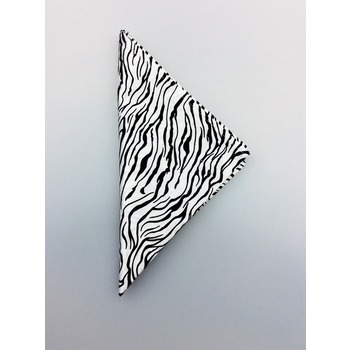  Tiger Safari Napkins  - Black and White