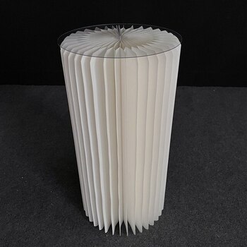 60cm Tall Folding White Plinth/Pedastal/ Riser - Fold Flat Design