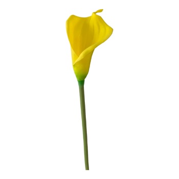 70cm Real Touch Calla Lily - Yellow