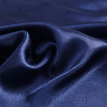 70cm x 18m Satin Fabric -  Navy
