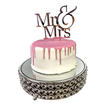 Rose Gold - Mr & Mrs Acrylic Cake Topper