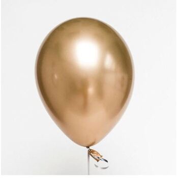 10pcs - 30cm (12")  Metallic Latex Balloons Gold