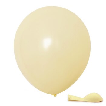 10pcs - 30cm (12")  Pastel Balloons - Yellow