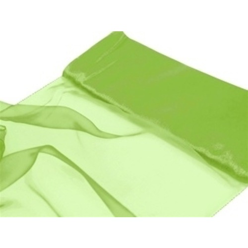 Large View Nylon Chiffon Fabric 12 inch x 10 Yards - Apple Green