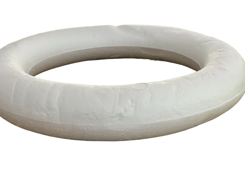25cm Polystyrene Foam Wreath Ring
