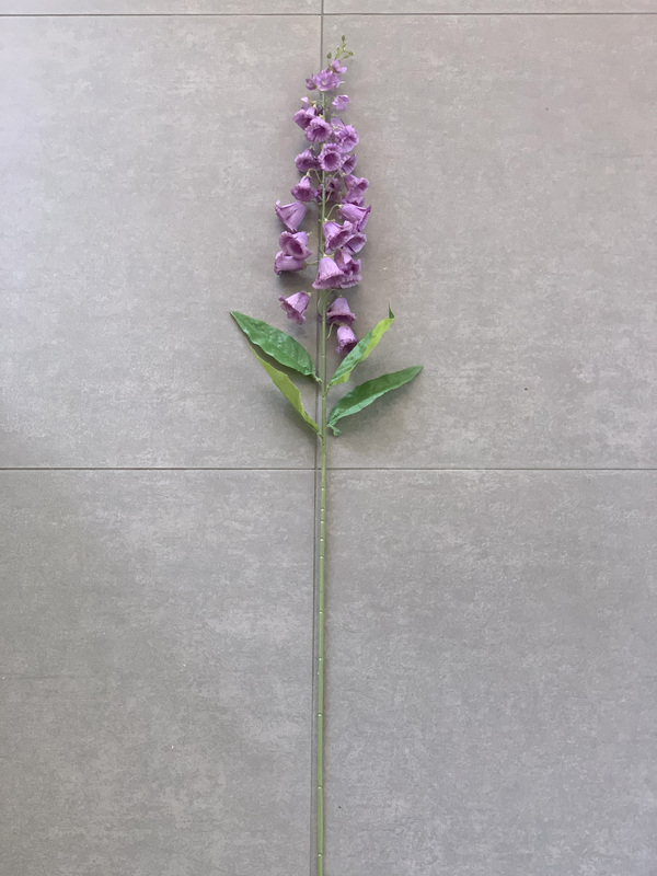 100cm - Foxglove flower stems - Dusty Purple