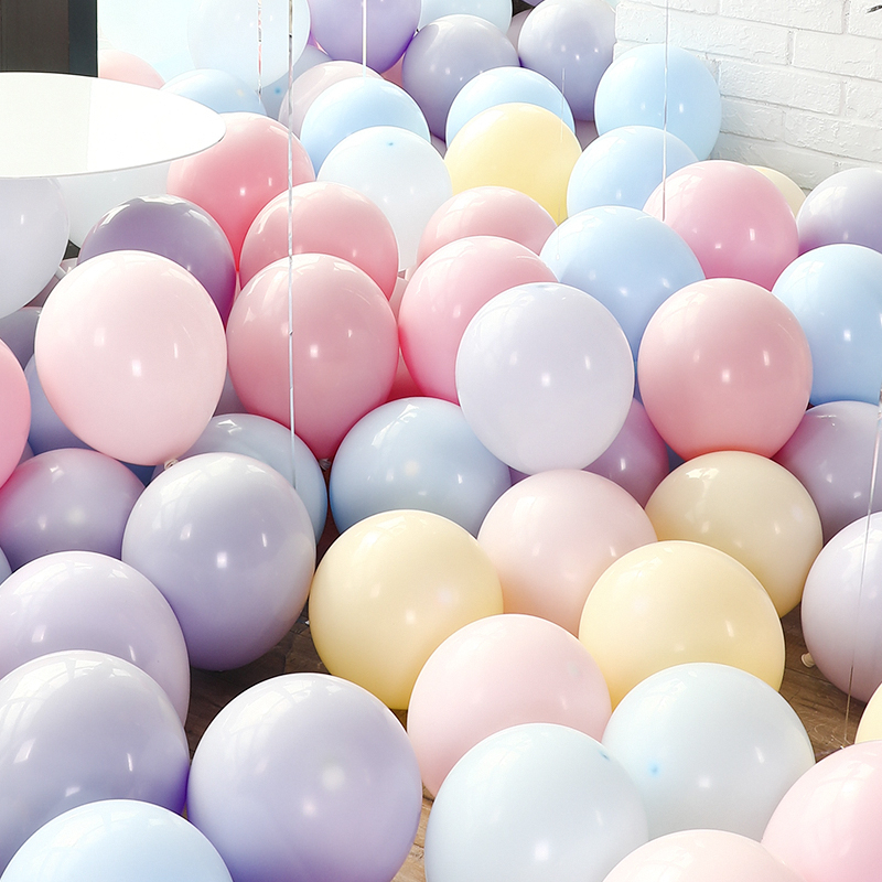 10pcs - 12cm (5")  Pastel Balloons - Mixed Colours
