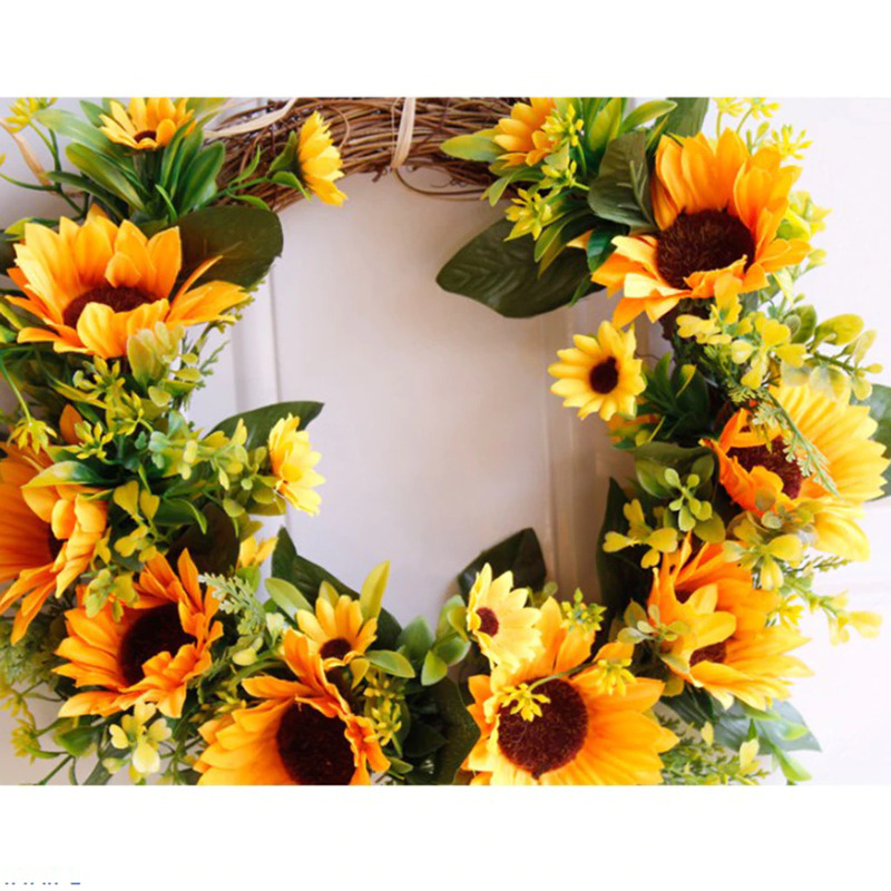 30cm Sunflower Wreath