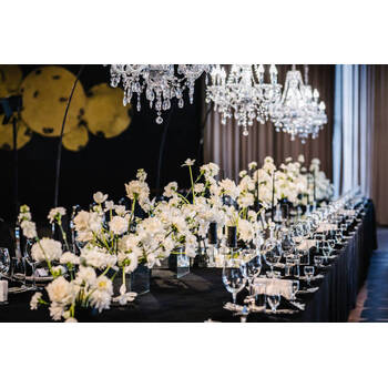 thumb_137x243cm Polyester Tablecloth -  Black Trestle 