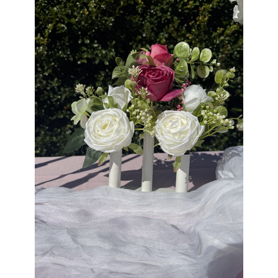 thumb_152x320cm Polyester Tablecloth - Pink Trestle