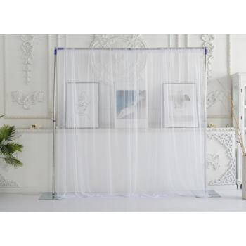 thumb_3m wide White Sheer Backdrop Curtains
