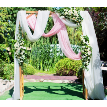 thumb_Chiffon Backdrop Curtain Draping/Swagging - Dark Pink