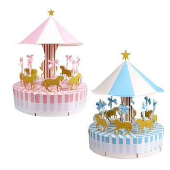 thumb_Boys Baby Shower/BIrthday Party Carousel Cake Boxes