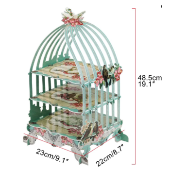 thumb_Pink Rose Cake Slice /Cup Cake Stand