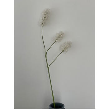 thumb_85cm Flowering Reed - 3 Head -  White