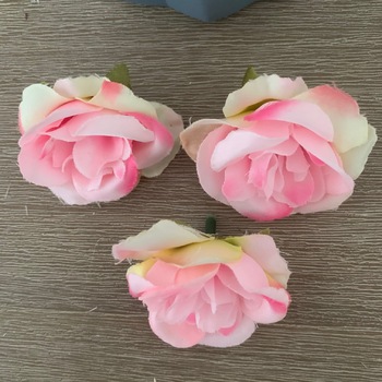 thumb_4cm Small Rose Flower Head - Pink