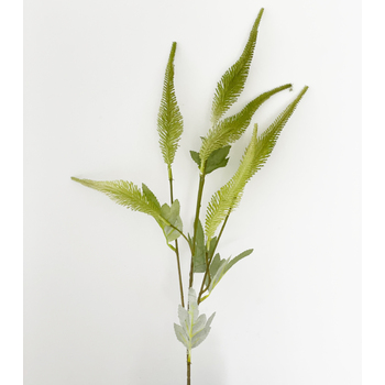 thumb_70cm - 6 Head Grass/Reed Flower Stem - Willow Green