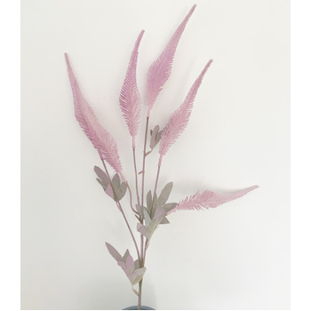 thumb_70cm - 6 Head Grass/Reed Flower Stem - Lavender