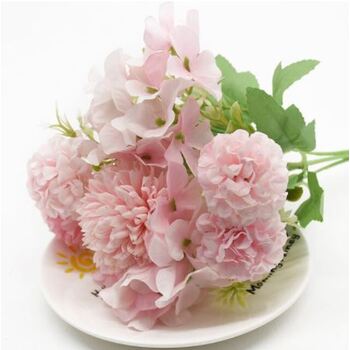 thumb_Pink Mixed Hydrangea/Carnation - Filler Bunch