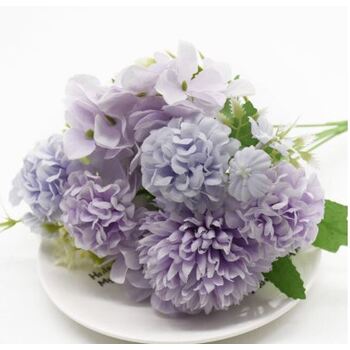 thumb_Lavender Mixed Hydrangea/Carnation - Filler Bunch