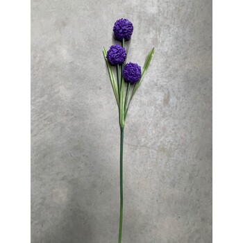 thumb_Purple Onion Ball Flower Stem - 73cm