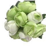 thumb_Closed Peony Bouquet Green/White