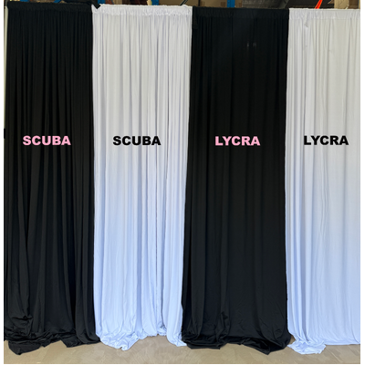 thumb_1.5x3m - White Lycra Panel Backdrop Curtain