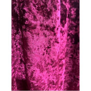 thumb_3x3m - Burgundy Crushed Velvet Wedding Backdrop Curtain 