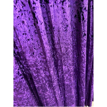 thumb_3x3m - Purple Crushed Velvet Wedding Backdrop Curtain