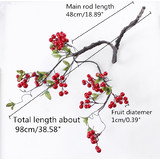 thumb_1m Bendable Red Berry Branch