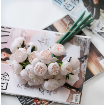 thumb_27 Head Blush Pink Peony Bouquet/Filler Flower Bunch