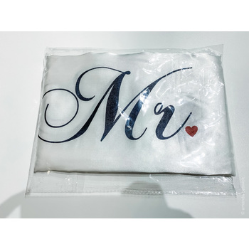 thumb_Mr & Mrs Satin Pillow Case - White