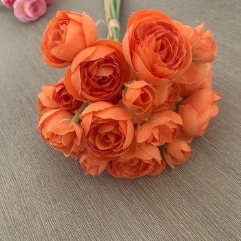 thumb_40cm Orange Mini Ranunculus Bouquet - 24 Head