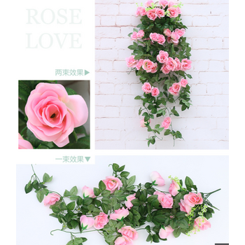 thumb_72cm Trailing Rose Vine Plant - Pink