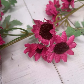 thumb_1.7m Everlasting Daisy Flower Garland - Fushia