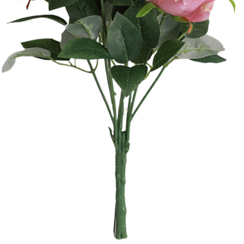 thumb_46cm - 7 Head Large Rose Bush (8cm) - Mauve