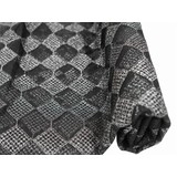 thumb_Checkered Fabric Bolt Black / Silver 54inch x 4Yards
