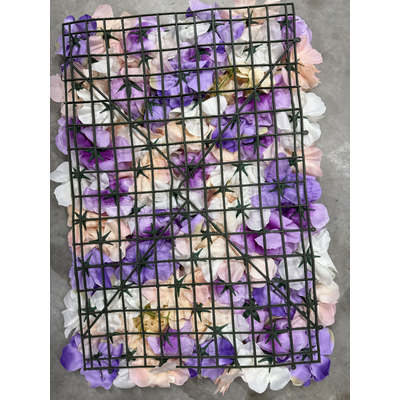 thumb_Rose/Hydrangea Flower Wall Peach/Lavender