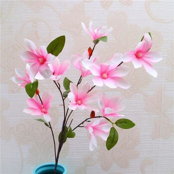 thumb_88cm Pink/White Magnolia Stem