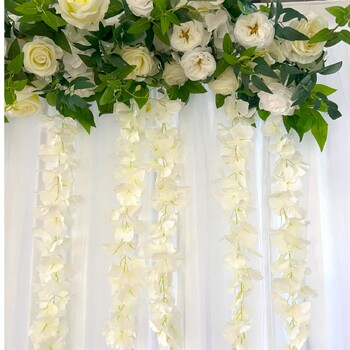 thumb_180cm Floral Arrangement for Wedding Arch - Roses & Wisteria