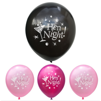 thumb_Hens Party Balloons - Choice of Pink, Fushia and Black