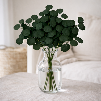 thumb_Green Eucalyptus Silver Dollar Stems 50cm – 10 Pcs - Artificial